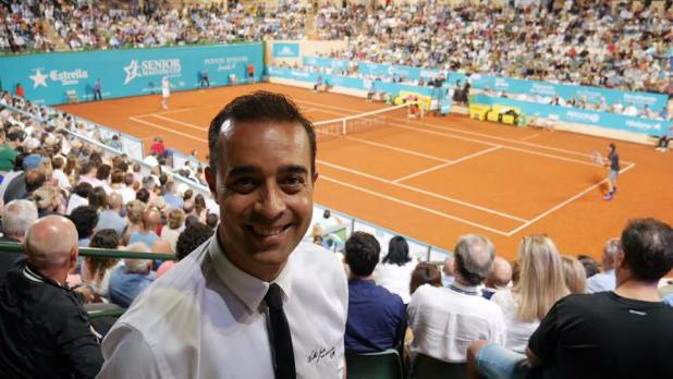 Víctor Jerez, el pintor de las grandes figuras del tenis mundial