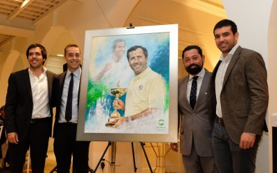 El algecireño Víctor Jerez inmortaliza al gran golfista Seve Ballesteros